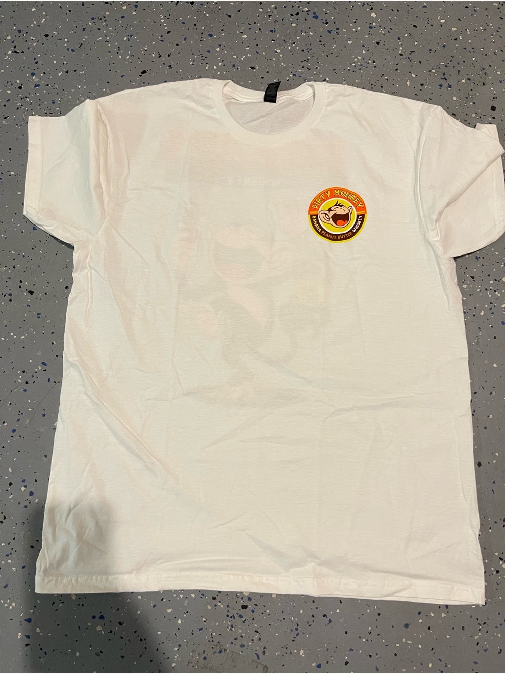 Dirty Monkey Banana Peanut Butter Whiskey Graphic Tee View 2